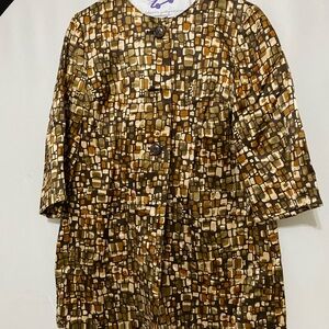 Jones New York Multicolor Patterned Suit